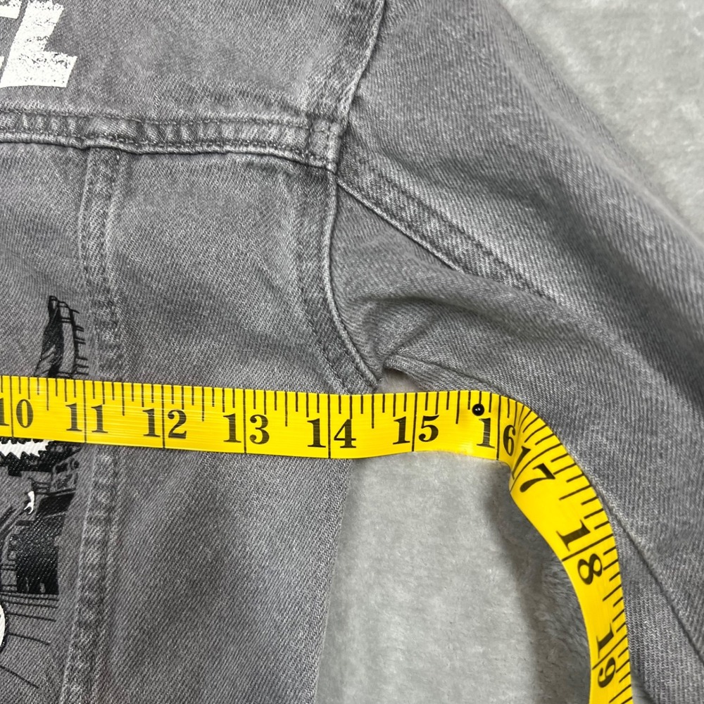 Marvel Jean‎ Jacket Kids 4T Gray - Picture 10 of 10